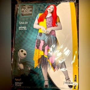 Nightmare Before Christmas- Plus size Sally dress and wig